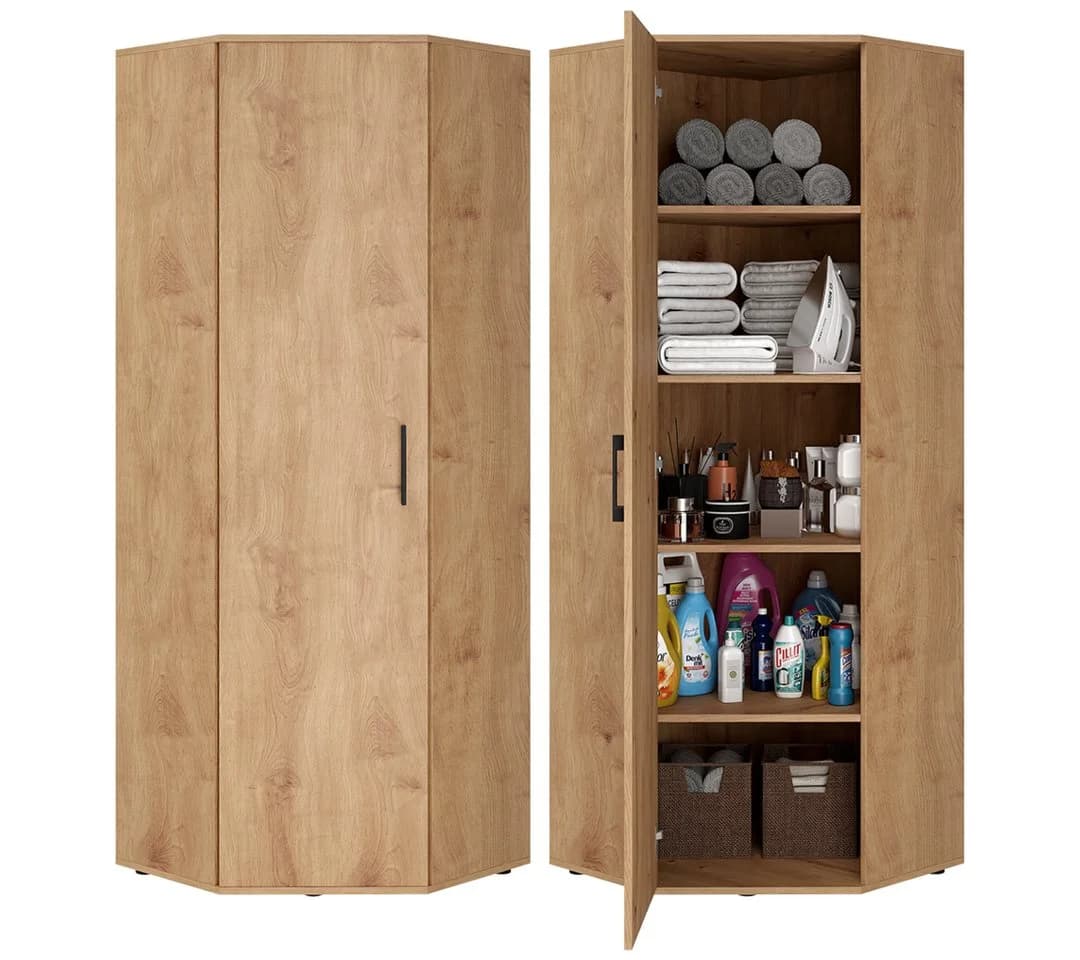 Bellamio Mehrzweckschrank Apol Eichenoptik Eckschrank - Bild 2
