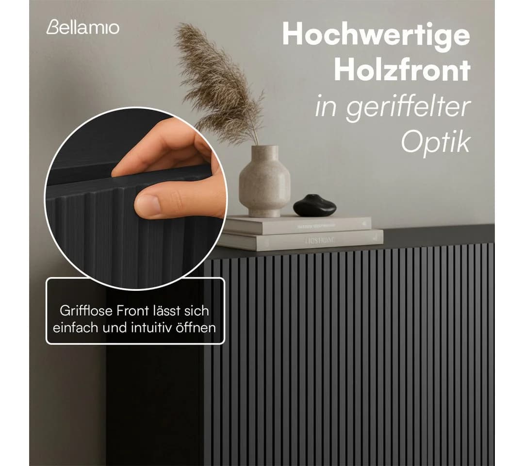 Bellamio Kommode Tana Schwarz - Bild 5