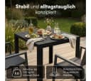 STEELSØN Gartentisch Alaris Kunstholz Schwarz Bild 5