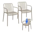 STEELSØN Gartenstuhl Pincoya Taupe 2er Set - Wetterfest & UV-beständig Bild 2