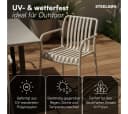 STEELSØN Gartenstuhl Pincoya Taupe wetterfest stapelbar 4er Set Bild 1