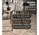 STEELSØN Gartenstuhl Tarian 2er-Set Hellgrau mit Kissen Bild 3