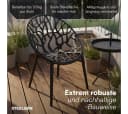 STEELSØN Gartenstuhl Quanta Stapelbar Schwarz 6er Set Bild 3