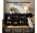 skølm Kommode Meili Holzoptik 4 Türen Push-to-Open 8 Fächer Bild 1