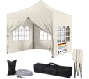 STEELSØN Pavillon Rynara Beige mit Seitenwänden Bild 2