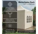 STEELSØN Pavillon Rynara Beige mit Seitenwänden Bild 4