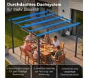 STEELSØN Pergola Xyriela mit Schiebedach Anthrazitgrau Bild 3