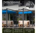 STEELSØN Pergola Xyriela mit Schiebedach Anthrazitgrau Bild 4