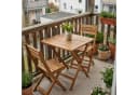 STEELSØN Gartentisch Lystra Akazienholz geölt klappbar Bild 1
