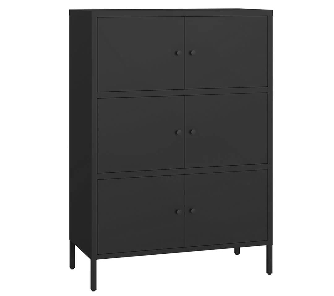 skølm Kommode Atriona Metall 3 Fächer 6 Türen
