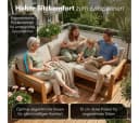 STEELSØN Mizaru Gartenlounge-Set Akazienholz 3-tlg. mit Auflagen Bild 5