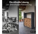 STEELSØN Kaminholzregal Keid Schwarz Bild 4
