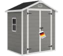 STEELSØN Gerätehaus Novara Grau/Schwarz mit Satteldach Bild 2