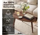 skølm Couchtisch Lodur Eiche massiv oval braun Bild 3