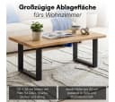 skølm Couchtisch Orm massiv Eiche mit Metallkufen Bild 5