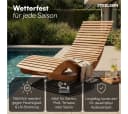 STEELSØN Solaria Gartenliege Akazienholz Naturgeölt Bild 1