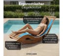 STEELSØN Solaria Gartenliege Akazienholz Naturgeölt Bild 5