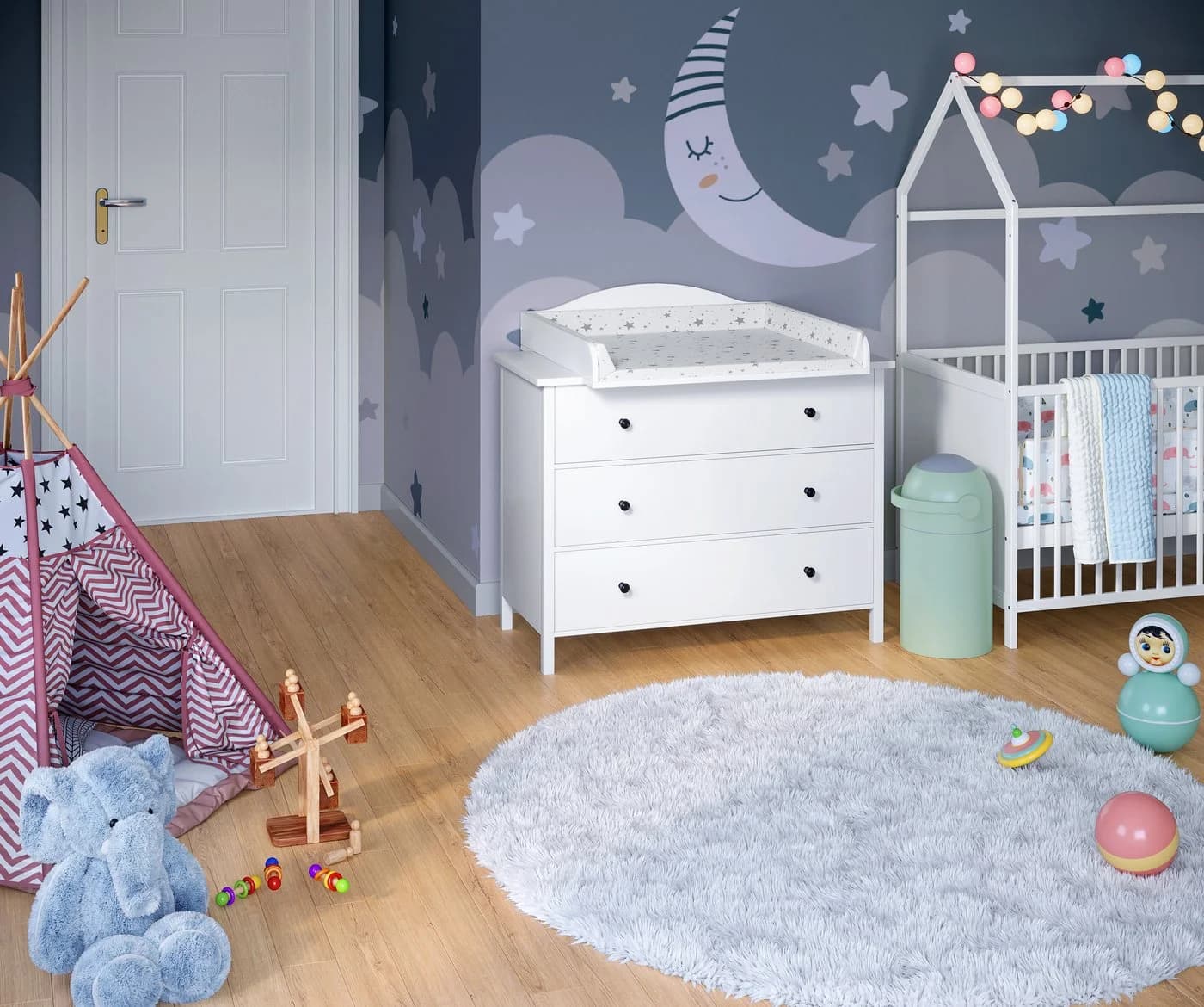 Bellabino Wickelaufsatz Oti für IKEA Kommode Malm, Hemnes, Nordli - Bild 3