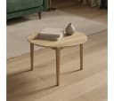 skølm Couchtisch Åsarna Eiche Massivholz Rund Beistelltisch Bild 2