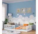Bellabino Kinderbett Vere Bodenbett Kiefer Massivholz Bild 2