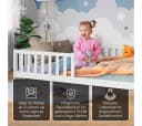 Bellabino Kinderbett Vere Bodenbett Kiefer Massivholz Bild 3