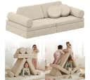Bellabino Kindersofa Nile 8-teilig Beige Cord Bild 2