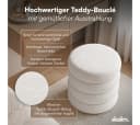 skølm Hocker Selene mit Stauraum Teddy-Bouclé Creme-Weiß Bild 3
