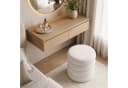 skølm Hocker Selene mit Stauraum Teddy-Bouclé Creme-Weiß Bild 4