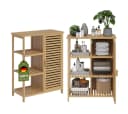 Bellamio Badezimmerschrank Newa Bambus 6 Fächer Bild 2