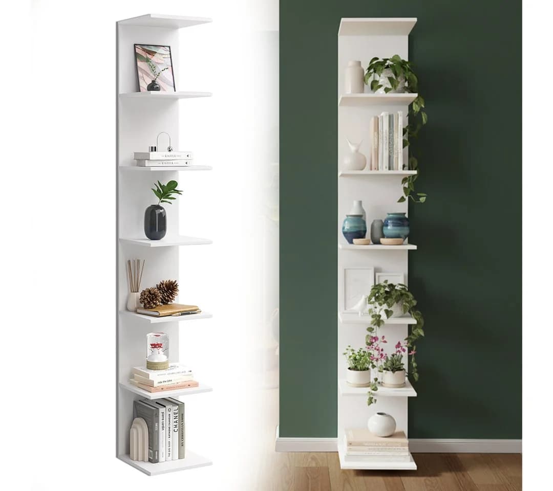 Bellamio Wandregal Ems 2er-Set Weiß Modern