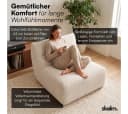 skølm Relaxsessel Bodn Cord Beige Bild 1
