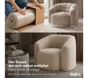 skølm Relaxsessel Gjöll Teddy-Bouclé Beige Bild 3
