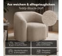 skølm Relaxsessel Gjöll Teddy-Bouclé Beige Bild 5