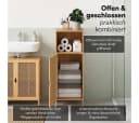 Bellamio Badschrank Raba Bambus Rattan Midi Schrank Bild 3