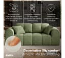 skølm Sofa Vanaheim 2-Sitzer Chenille dunkelgrün Bild 1