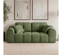 skølm Sofa Vanaheim 2-Sitzer Chenille dunkelgrün Bild 2