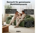 skølm Sofa Vanaheim 2-Sitzer Chenille dunkelgrün Bild 4