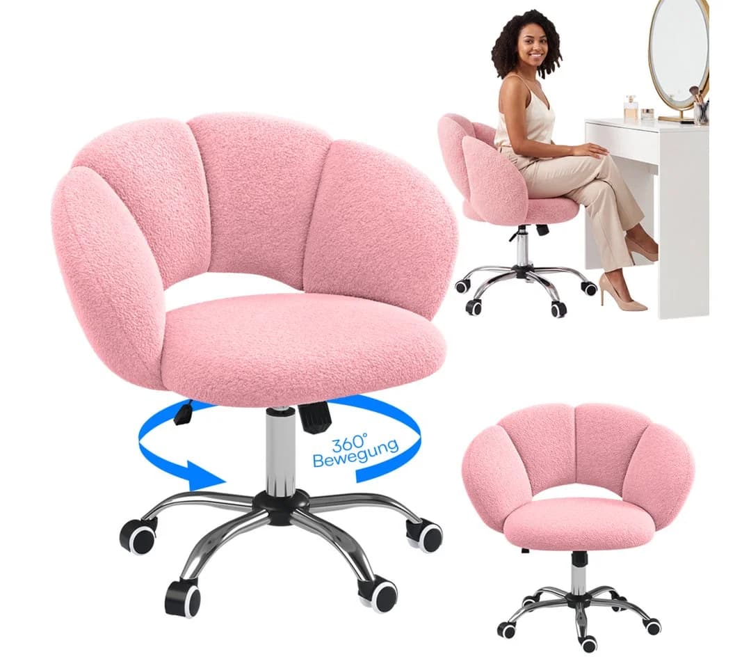 Bellamio Drehstuhl Meli Wolkenstuhl Rosa höhenverstellbar - Bild 2