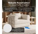 skølm Lofn Schlafsessel Cord Beige umwandelbar Bild 5