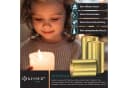 KESSER LED-Kerze 3er Set Echtwachs Flackernd mit Timer Gold Bild 4