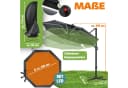 KESSER Ampelschirm SUN Rund XL Grau 330cm mit LED Bild 2