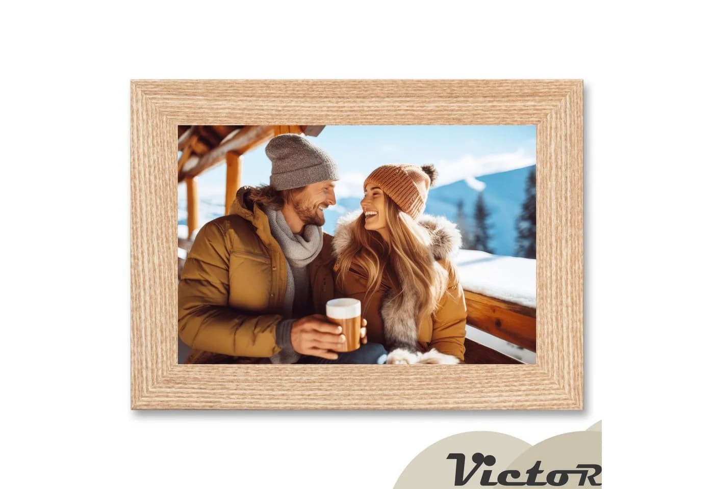 Victor (Zenith) Bilderrahmen Dix Beige 10x15 cm Holz - Bild 4