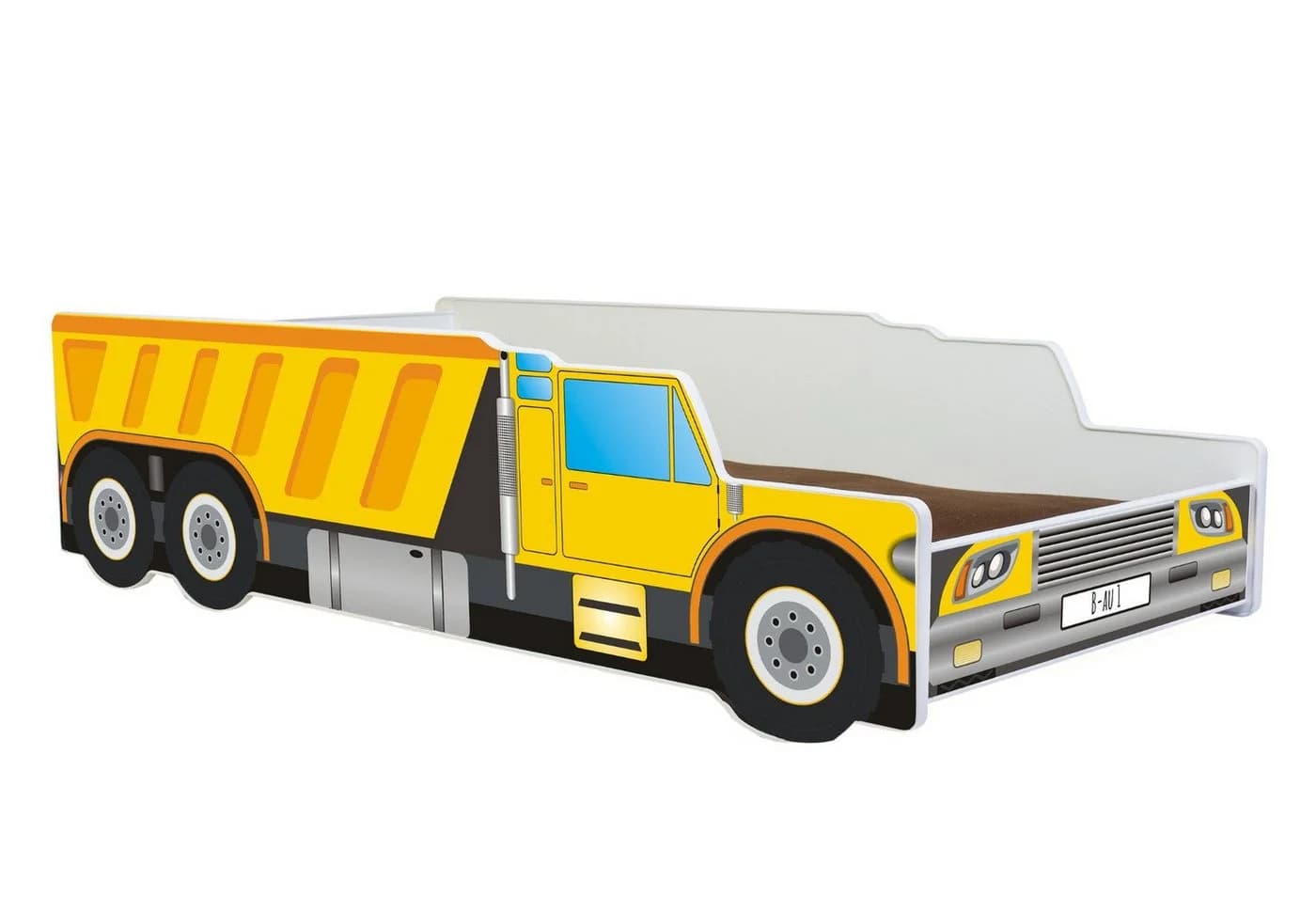 Kids Collective Autobett Kinderbett Baustelle Rausfallschutz