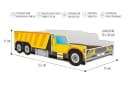 Kids Collective Autobett Kinderbett Baustelle Rausfallschutz Bild 5