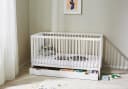 Kids Collective Babybett Weiß mit Schublade und Matratze Bild 5