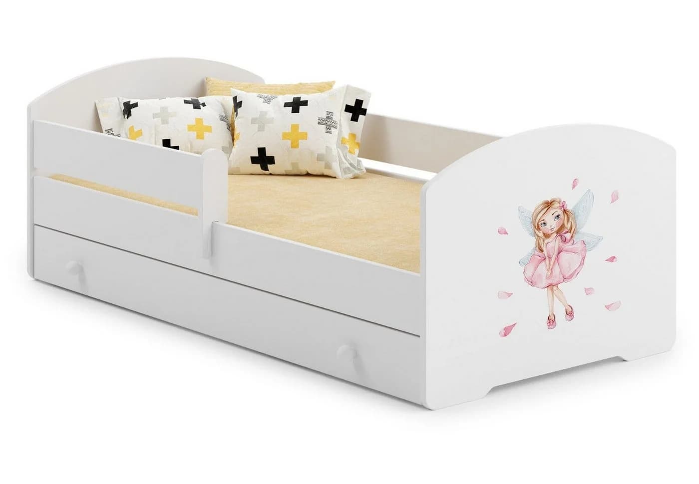 Kids Collective Kinderbett 70x140 cm Komplettset mit Matratze & Schublade