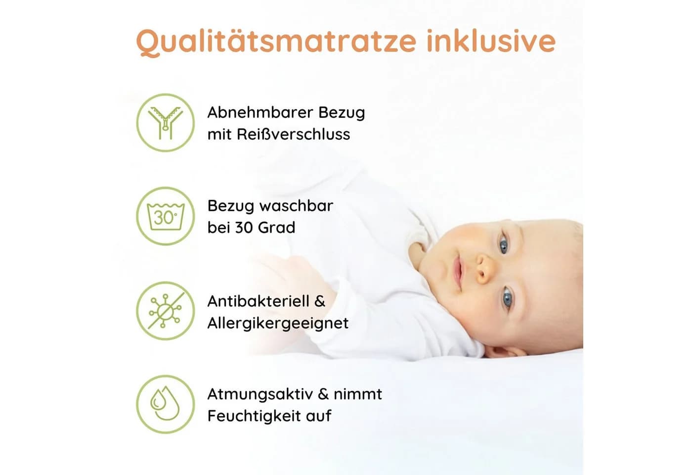 Kids Collective Kinderbett 70x140 cm Komplettset mit Matratze & Schublade - Bild 4