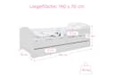 Kids Collective Kinderbett 70x140 cm Komplettset mit Matratze & Schublade Bild 5