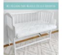 Kids Collective Beistellbett Weiß Umbaubar mit Matratze Bild 1