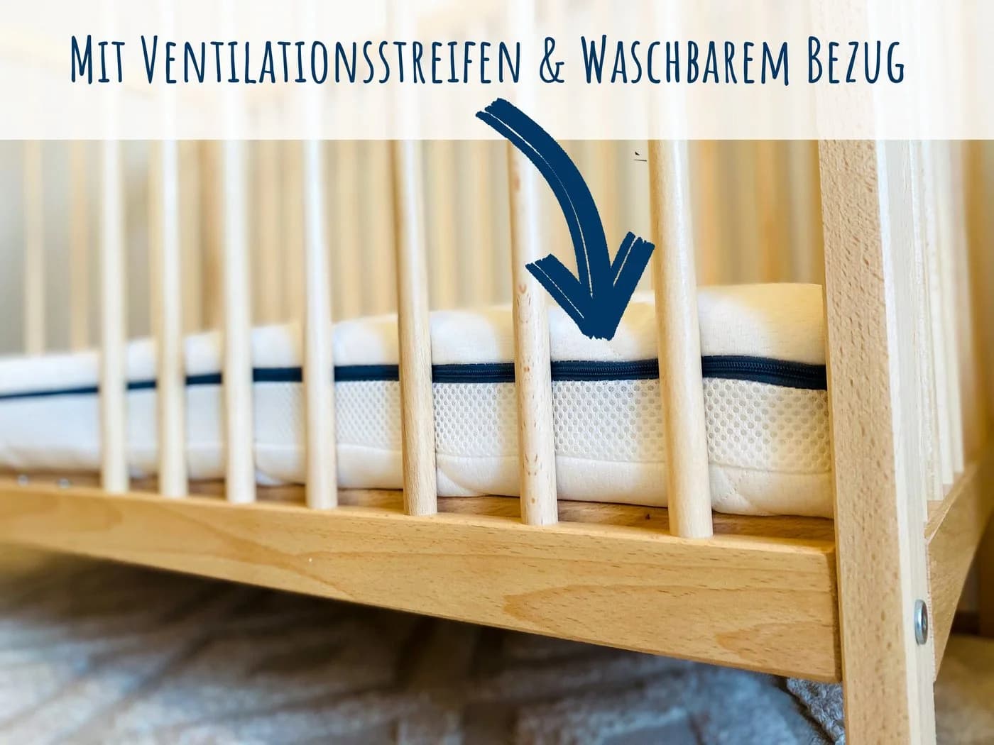 Kids Collective Kindermatratze AERO PLUS mit Ventilationsstreifen - Bild 4